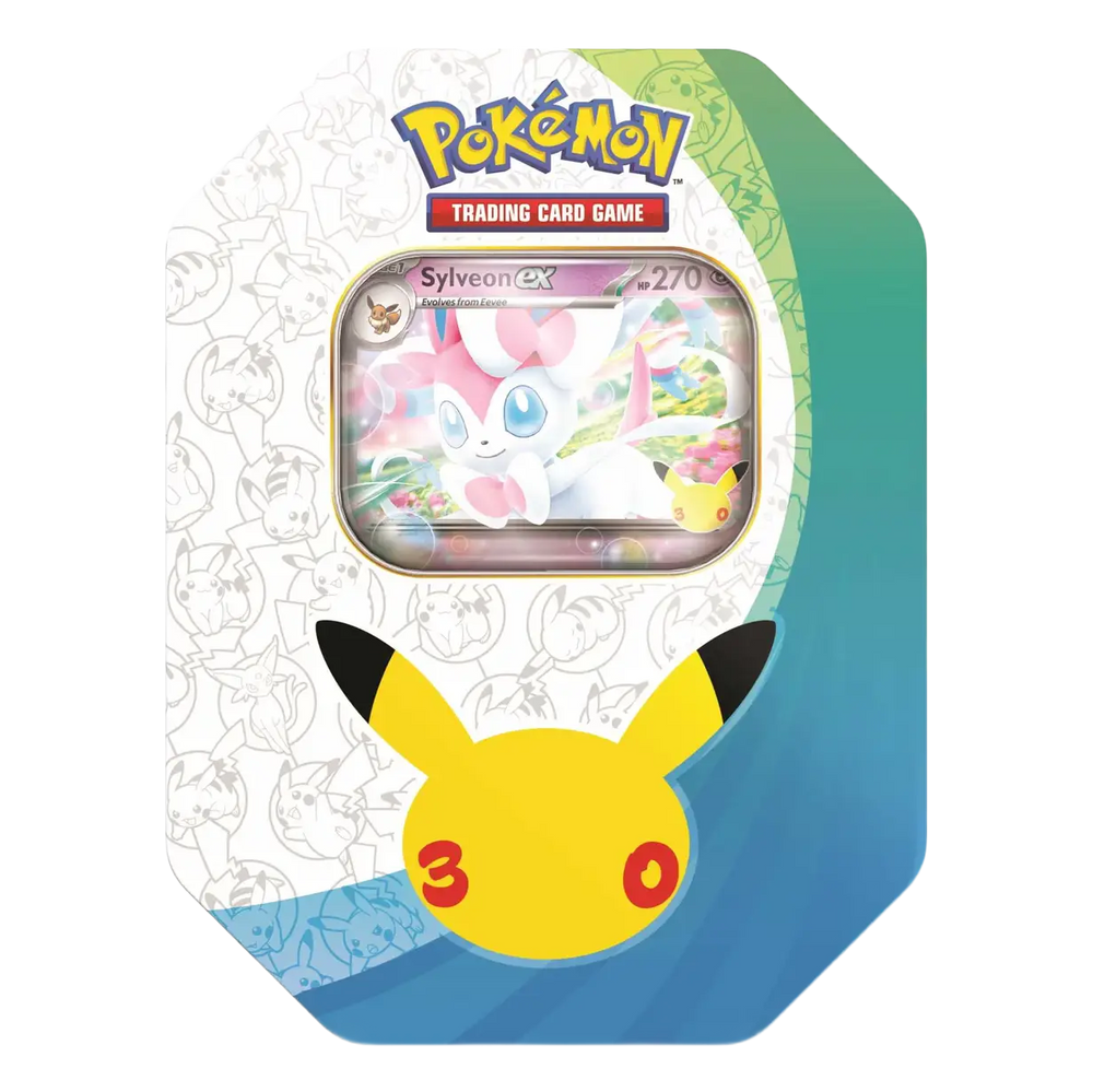 Pokémon TCG 30th Celebration Sylveon Tin