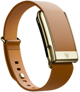 Whoop MG LeatherLuxe Tapered Band - Camel/Gold
