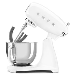 Smeg Stand Mixer 50's Style Aesthetic - White