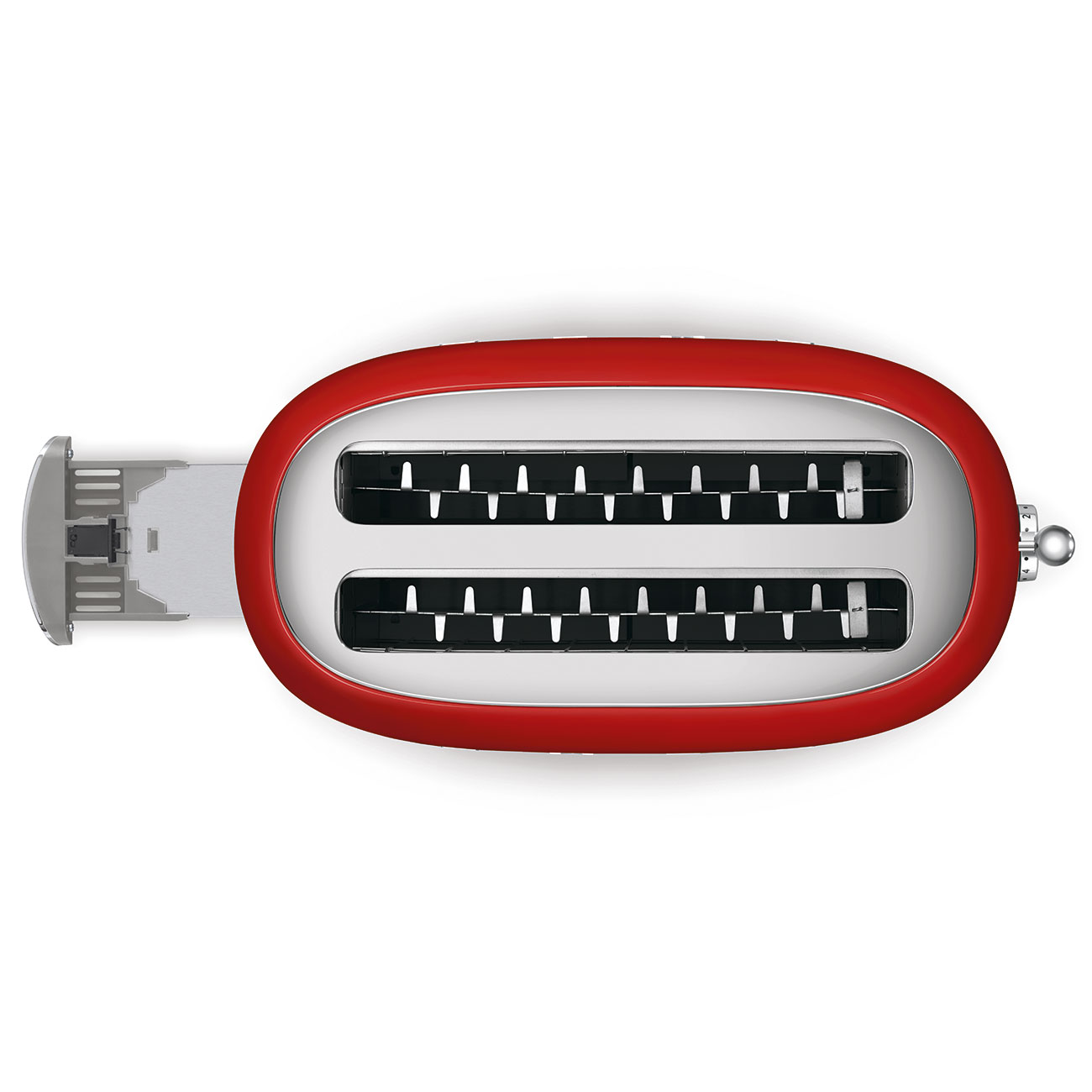 Smeg 4-Slice Toaster 50's Style Aesthetic - Red