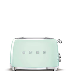 Smeg 4-Slot Wide Toaster 50's Style Aesthetic - Pastel Green