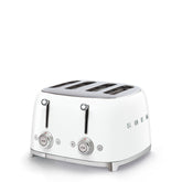 Smeg 4-Slot Wide Toaster 50's Style Aesthetic - White