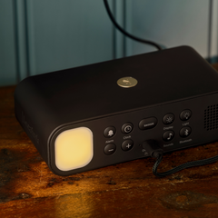 Kreafunk Wakie Black Alarm Clock & 15W Wireless Charger