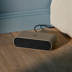 Kreafunk Wakie Ivory Sand Alarm Clock & 15W Charger