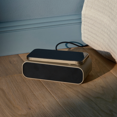 Kreafunk Wakie Ivory Sand Alarm Clock & 15W Charger