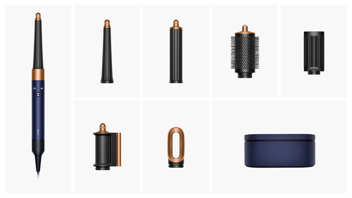 Dyson Airwrap i.d. multi-styler and dryer Straight+Wavy - Prussian Blue/Rich Copper