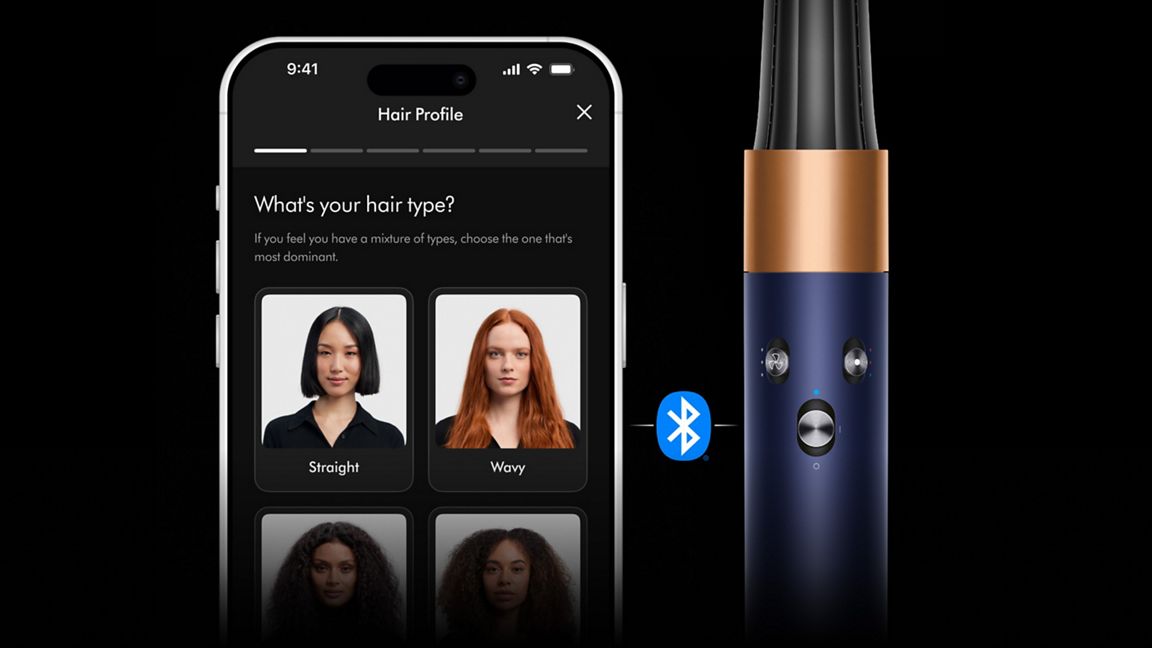 Dyson Airwrap i.d. multi-styler and dryer Straight+Wavy - Prussian Blue/Rich Copper