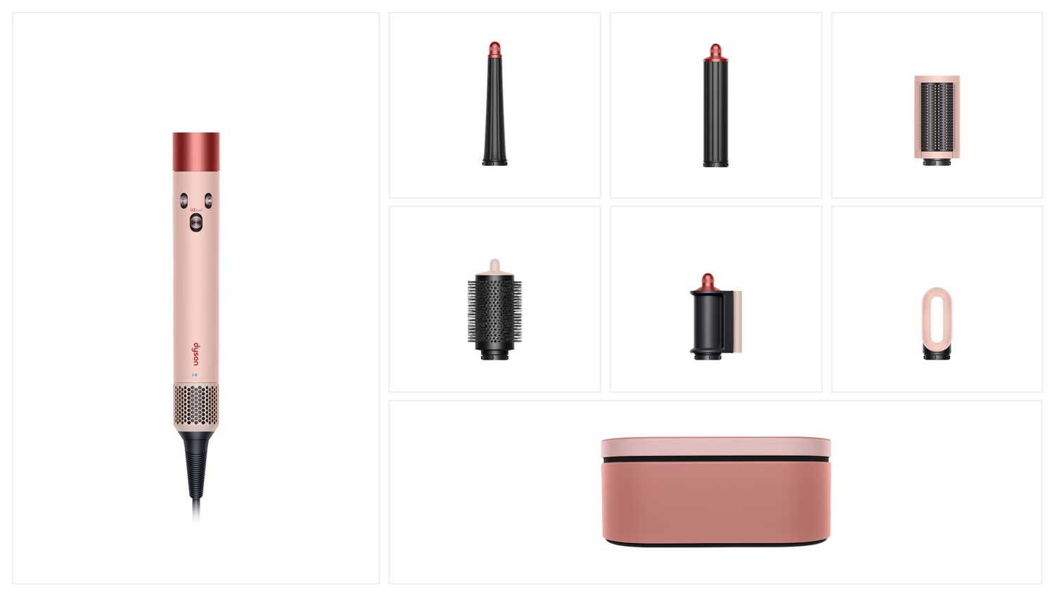 Dyson Airwrap i.d multi-styler and dryer - Straight+Wavy - Kanzan pink