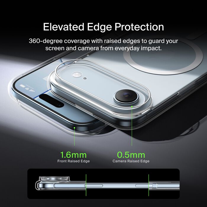 Belkin Clear Magnetic Case for iPhone Air