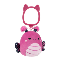 Squishmallows Clip-On Marcelina Pink Butterfly