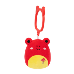 Squishmallows Clip-On Obu Red Tropical Frog