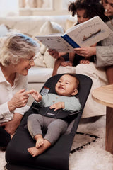 BABYBJÖRN Bouncer Balance Soft - Black/Dark Grey Woven