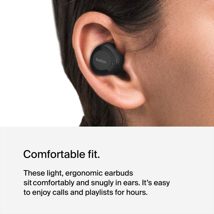 BELKIN SOUNDFORM BOLT TRUE WIRELESS EARBUDS - Black