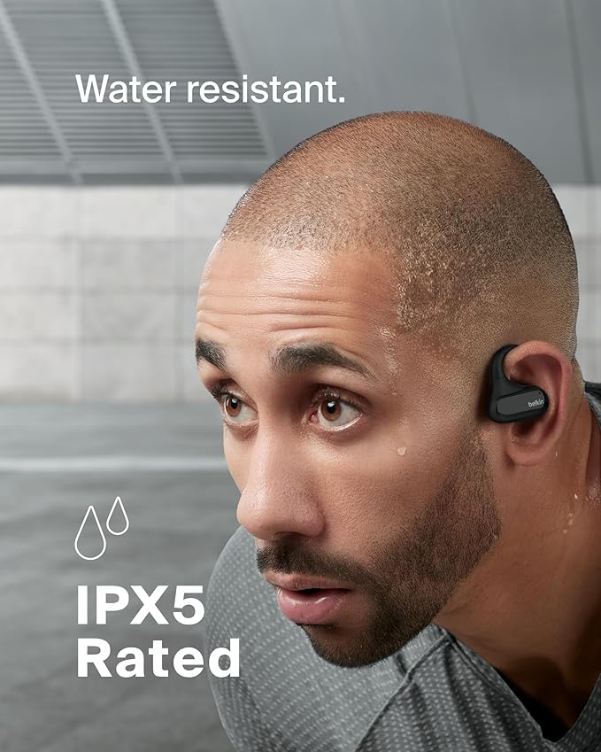 BELKIN SOUNDFORM BREEZE OPEN EAR TRUE WIRELESS EARBUDS - Black