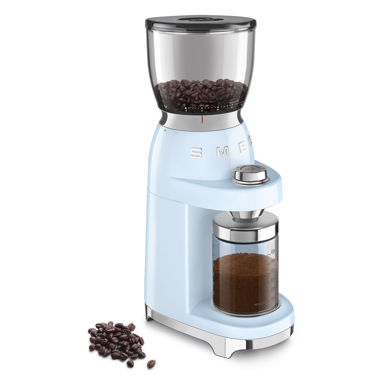 Smeg Coffee Grinder - Pastel Blue