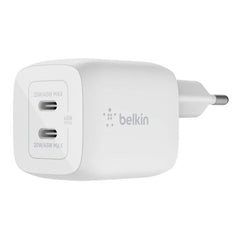 BELKIN BOOSTCHARGE PRO DUAL 45W USB-C PD - White