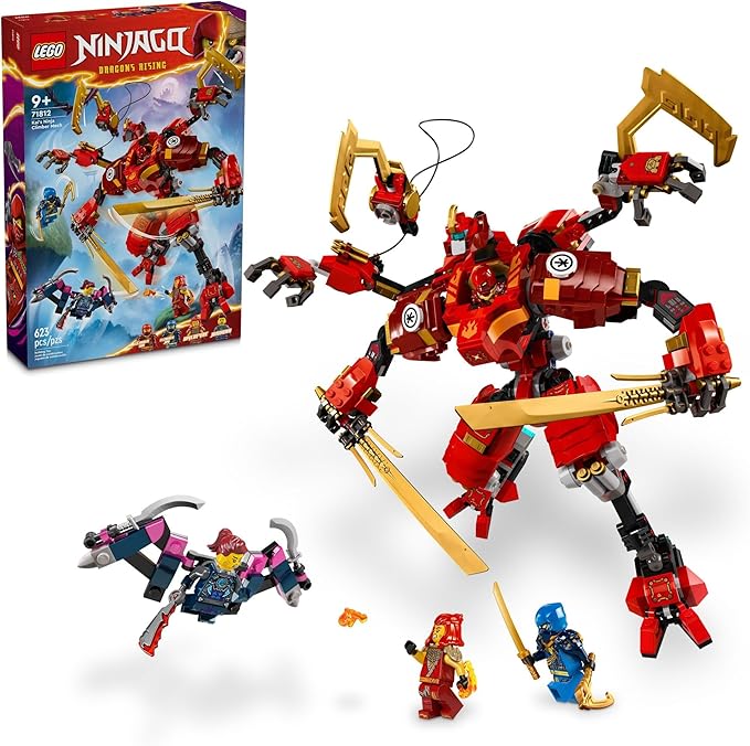 LEGO NINJAGO Kai’s Ninja Climber Mech Adventure , Ages 9+