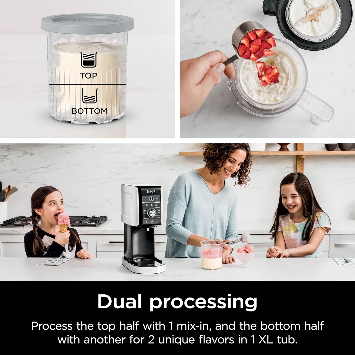 Ninja CREAMi Deluxe 10-in-1 Ice Cream and Frozen Drink Maker