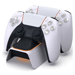 DOBE TP5 0521 For PS5 / PS5 DualSense Edge Controller Charging Stand Dual - White