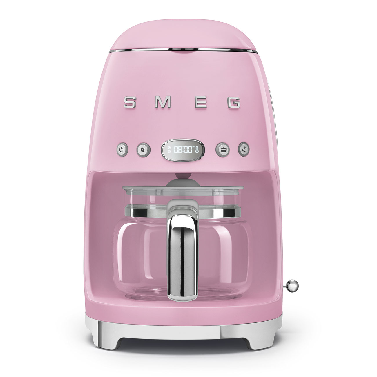 Smeg Drip Coffee Machine 50's Style Aesthetic - Pink