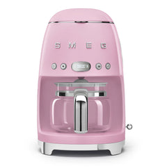 Smeg Drip Coffee Machine 50's Style Aesthetic - Pink
