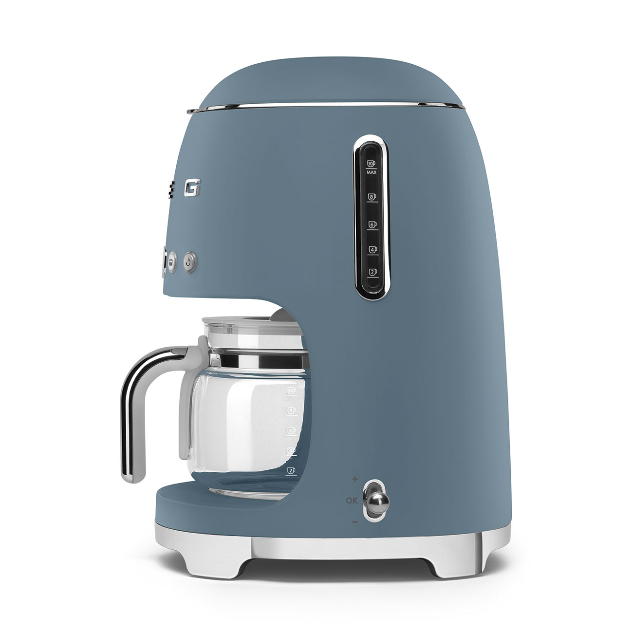 Smeg Drip Coffee Machine 50's Style Aesthetic - Storm blue