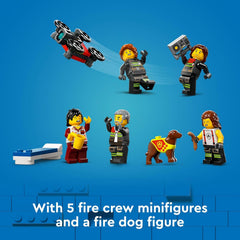 LEGO City Fire Station with Fire Truck Toy , Ages 6+