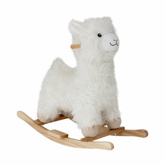 Kinto Rocking Toy, Lama, White, Polyester