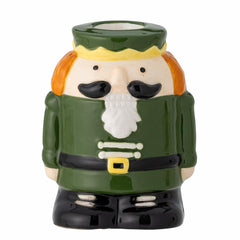 Feast Candle Holder, Green, Stoneware