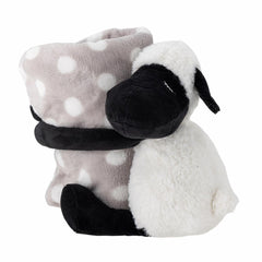 Dolly Soft Toy with blanket, White, Polyester