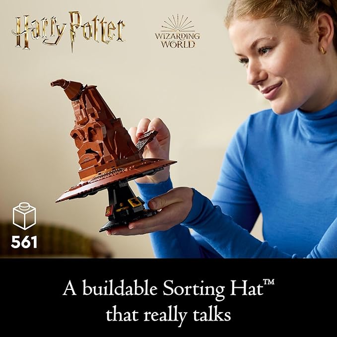 LEGO Harry Potter Talking Sorting Hat W/ 31 Voices , ages 18+