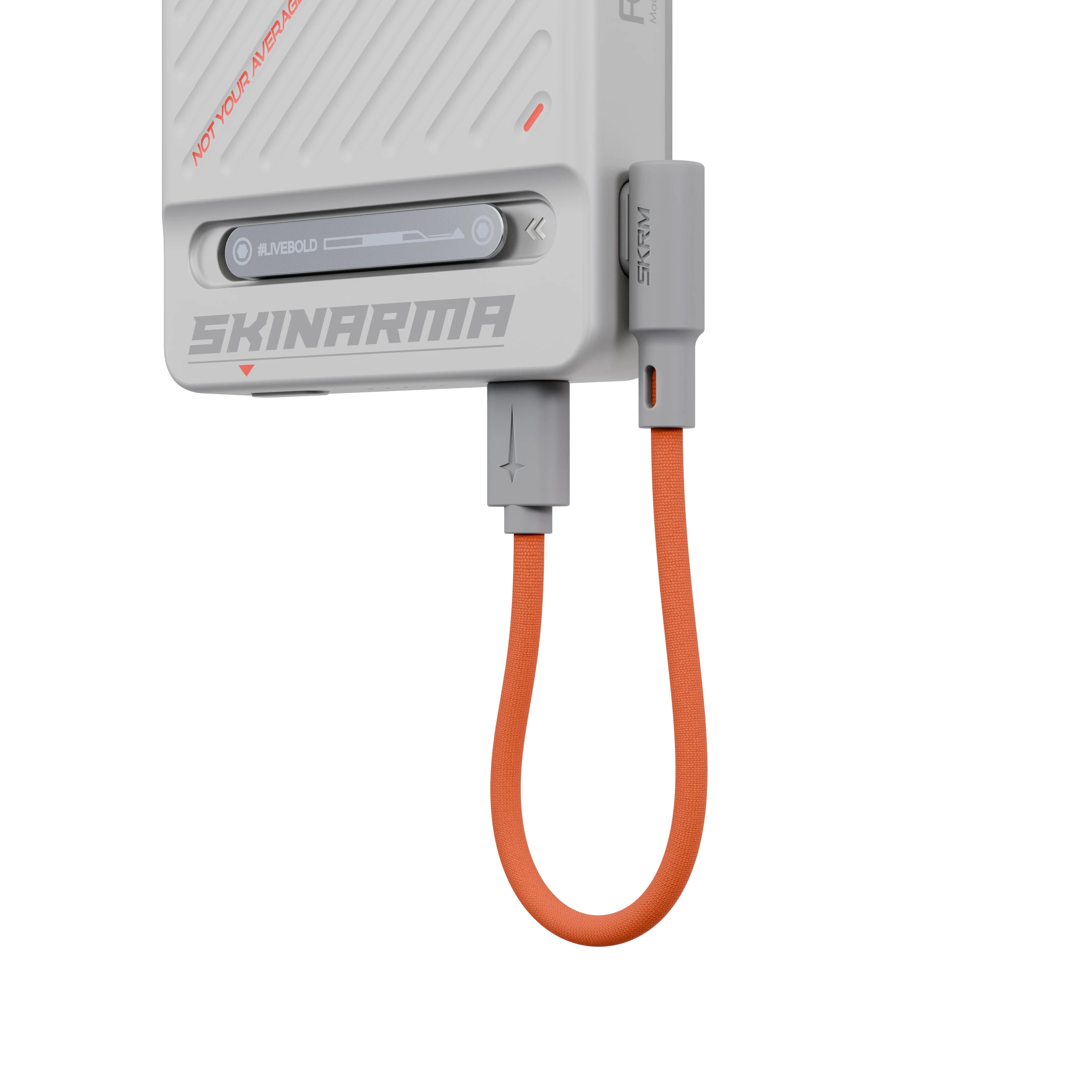 SKINARMA MAGNETIC POWERBANK WITH INTEGRATED STAND 10000 mAh 20W USB-C PD ARC - Light Gray