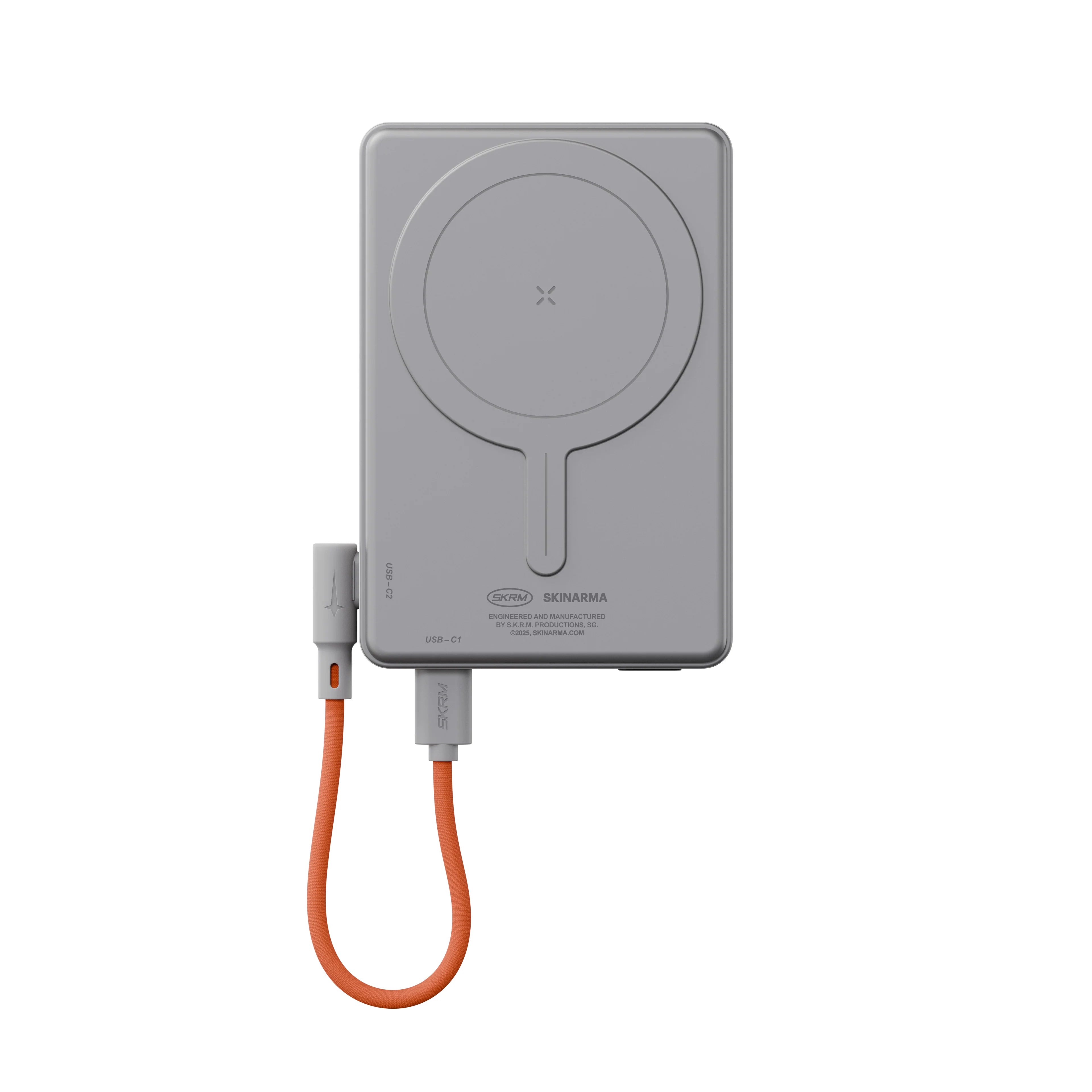 SKINARMA MAGNETIC POWERBANK WITH INTEGRATED STAND 10000 mAh 20W USB-C PD ARC - Light Gray