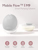 Momcozy M9 Double Wearable Breast Pump, Mobile App Controlled - Grey