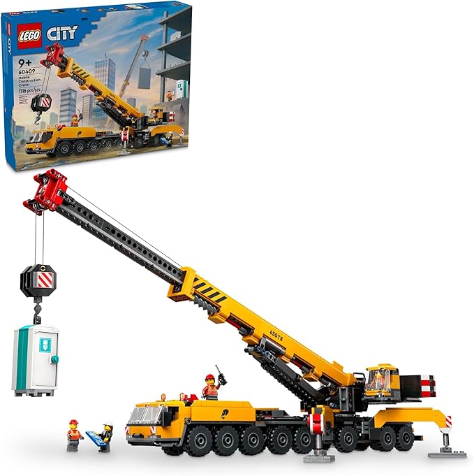 LEGO City Yellow Mobile Construction Crane