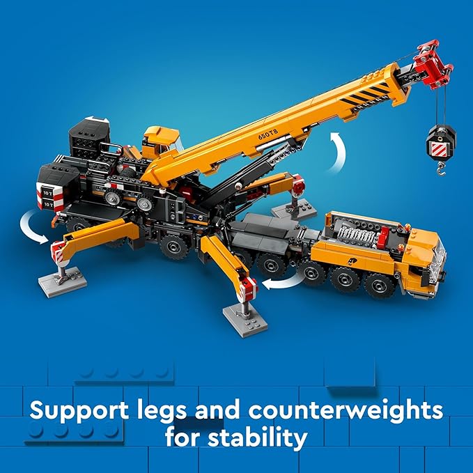 LEGO City Yellow Mobile Construction Crane