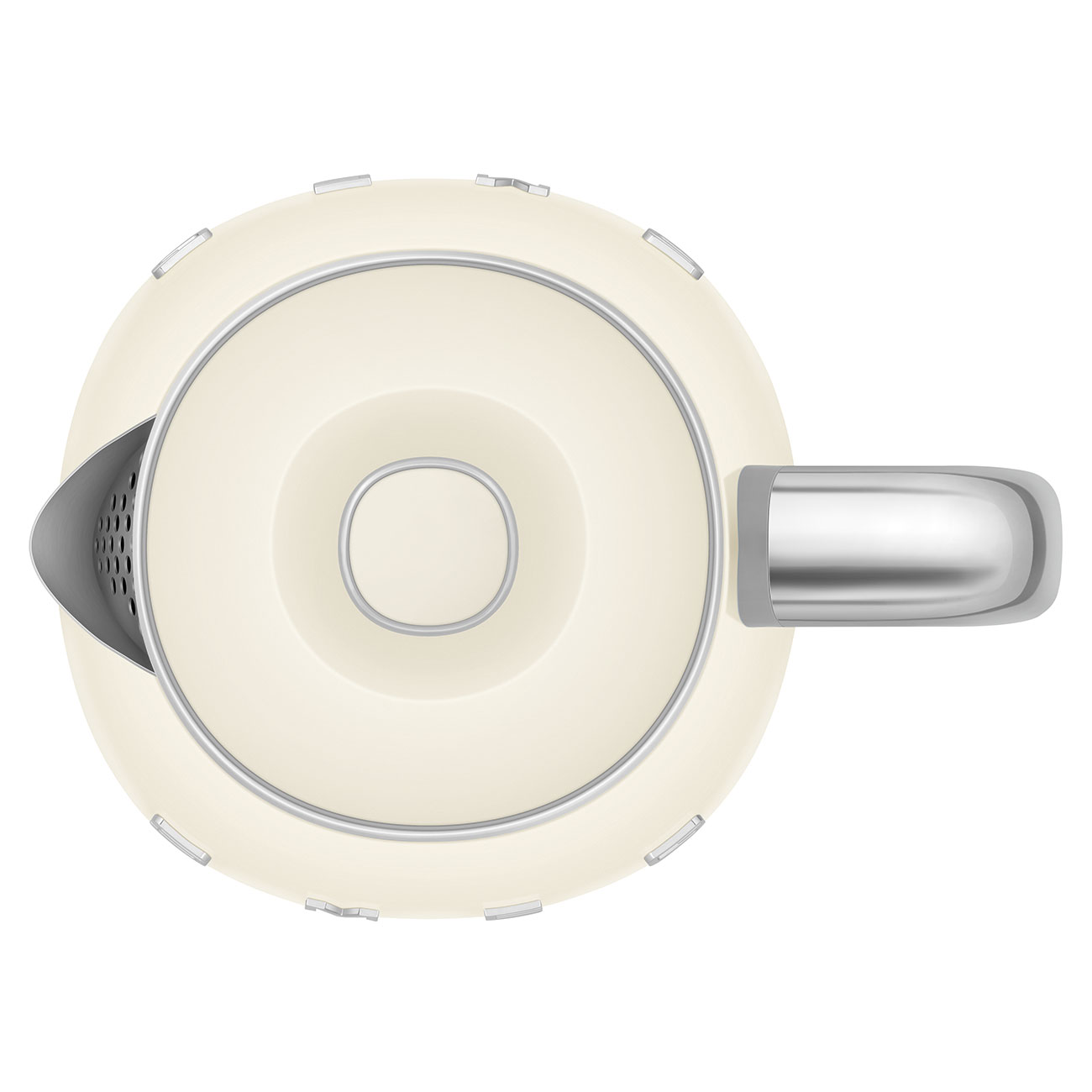 Smeg Electric Mini Kettle 50's Style Aesthetic - Cream