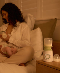Momcozy Portable Bottle Warmer for Travel, Double Leak-Proof Travel Bottle Warmer with Fast Heating