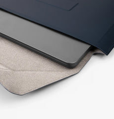 UNIQ Oslo sleeve with Foldable Stand 14 inch - Navy