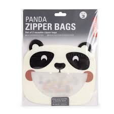Panda Zip Bags