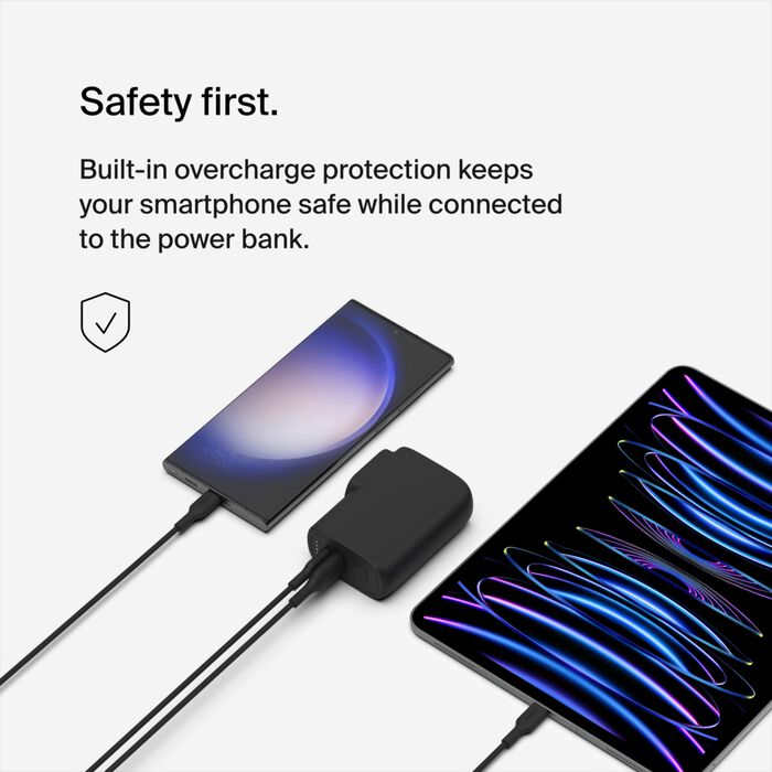 BELKIN HYBRID AC 20W POWER BANK 5K PD 25W PPS PLUG