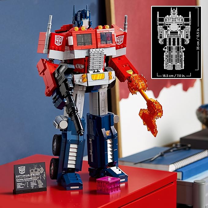 LEGO Icons Optimus Prime 2-in-1 Robot and Truck , 1508 pcs , 18+