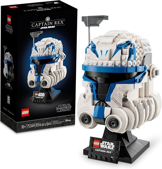LEGO Star Wars Captain Rex Helmet Building , ages 18+