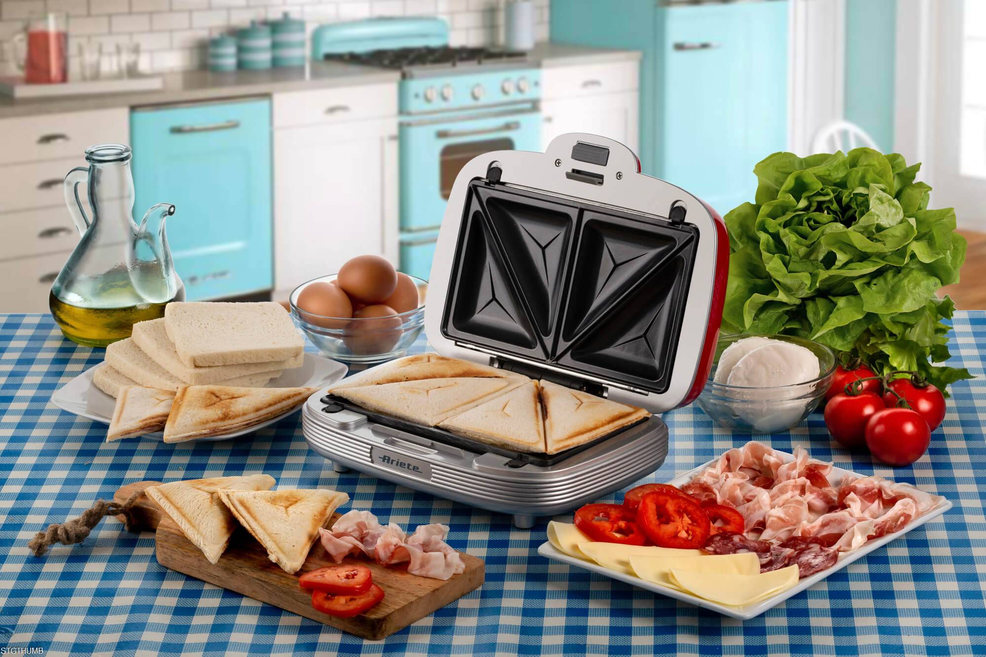 Ariete Sandwich Maker - Red