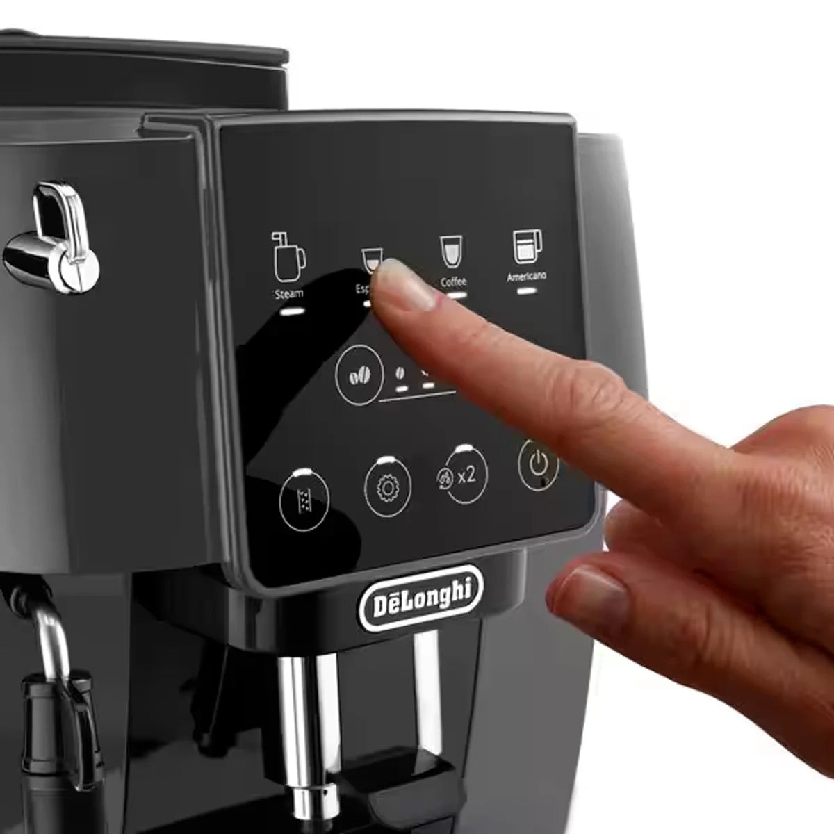 Delonghi coffee maker magnifica start with 15 - bar pressure for espressr and cappuccino