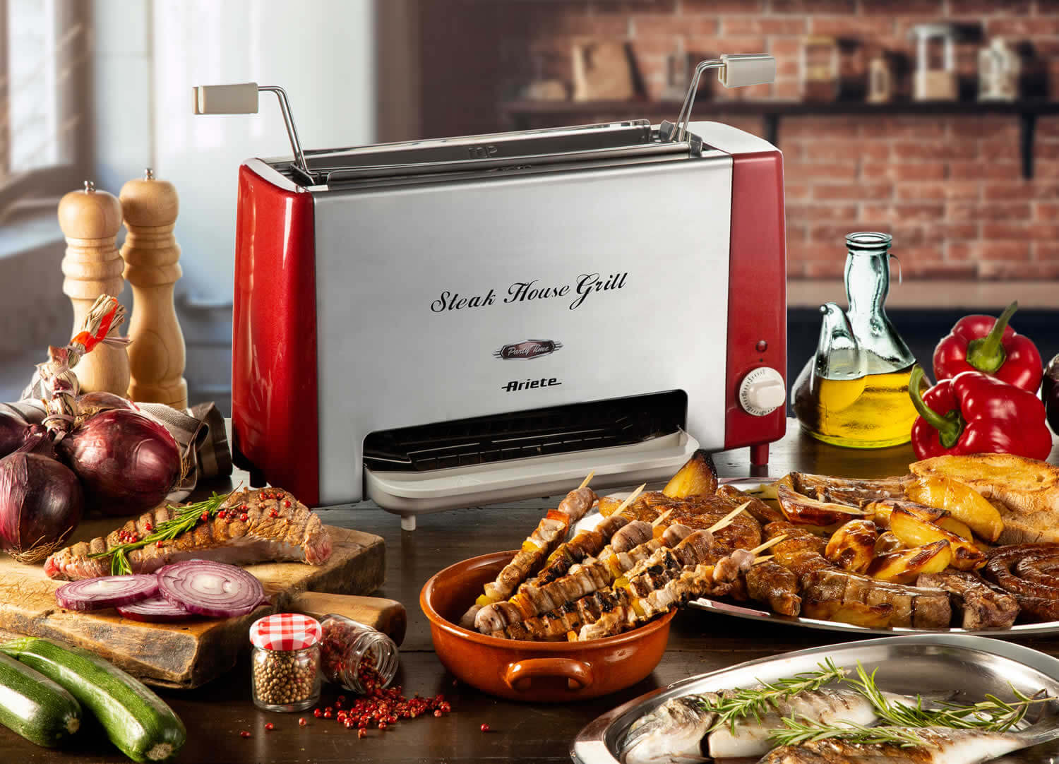 Ariete Grill - Red