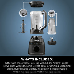 Ninja Detect Power Blender Pro & Single Serve TB301UK