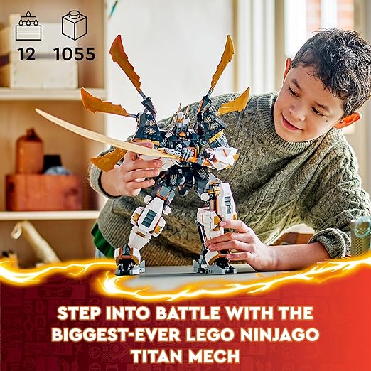 LEGO NINJAGO Cole’s Titan Dragon Mech , Ages 12+