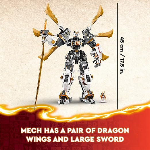 LEGO NINJAGO Cole’s Titan Dragon Mech , Ages 12+