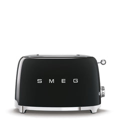 Smeg 2-Slice Toaster 50's Style Aesthetic - Black